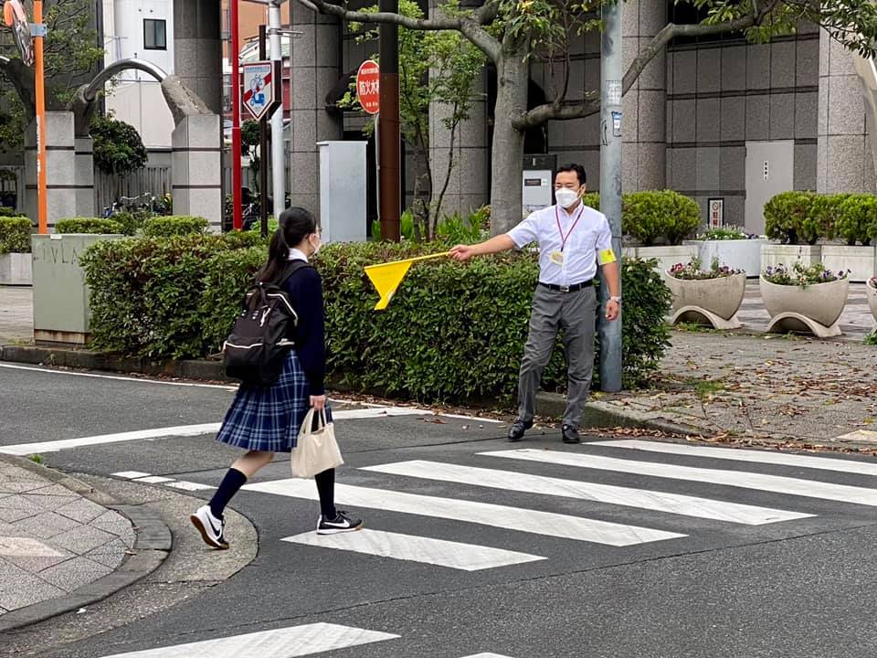 交通安全の見守り活動