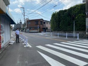 【安全・安心通学路】地域の声、実現いたしました