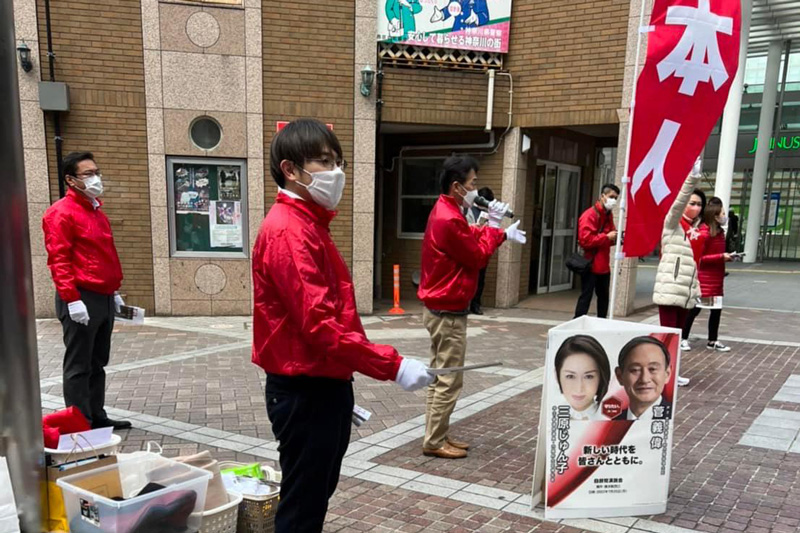 三原じゅん子参議院議員街頭活動