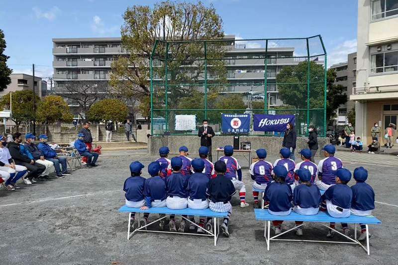 本牧元町北部少年野球部の可愛い後輩達