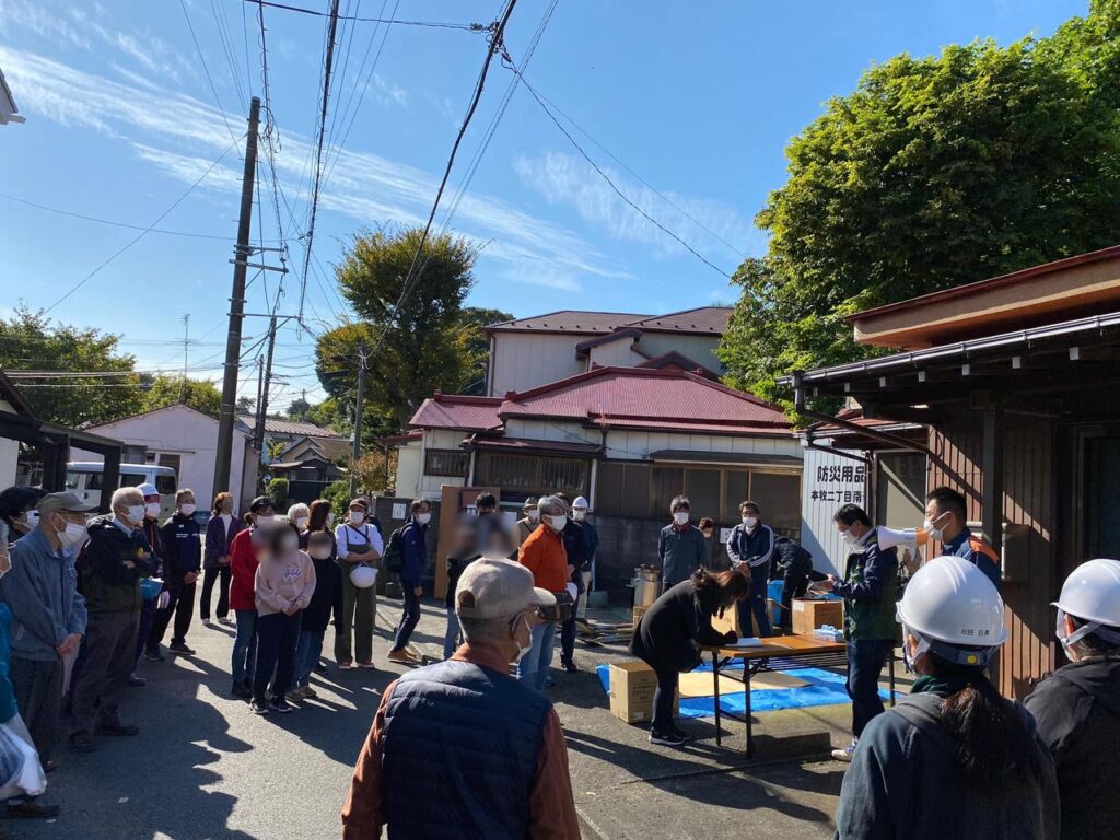 地域の防災訓練