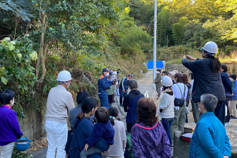 地域の防災訓練