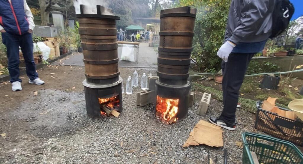 本牧大里町町内会 餅つき