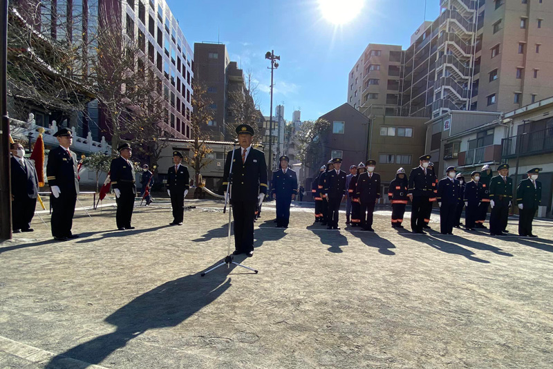 消防団 出初式