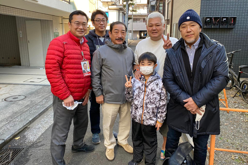 訓練・餅つき