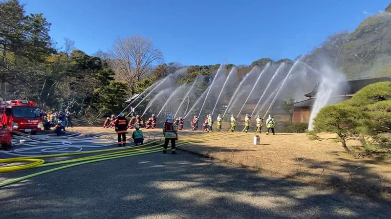 防災訓練・餅つき