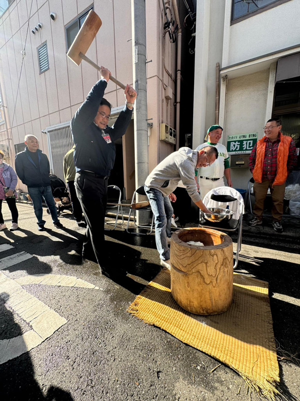 餅つき