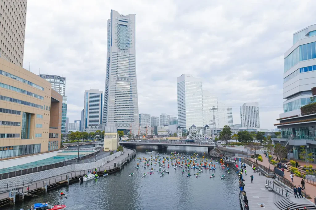 横浜でSUP国際大会