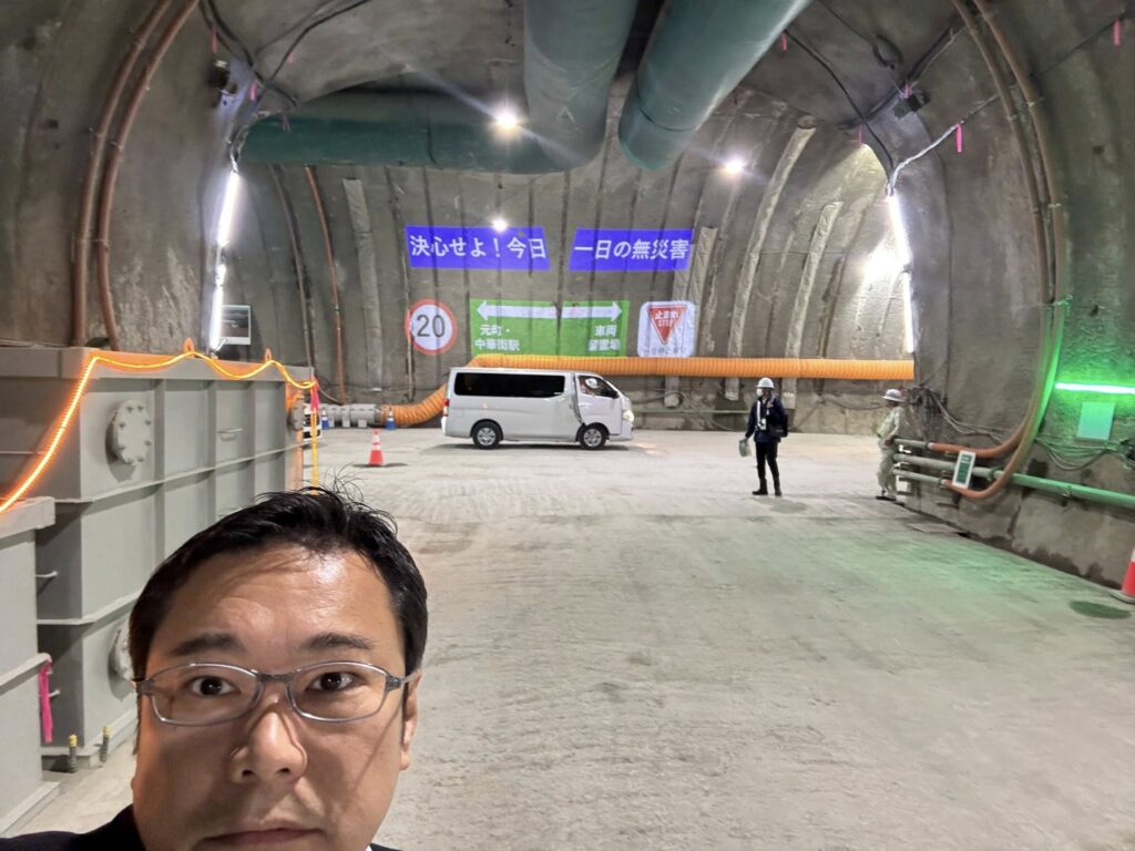 【みなとみらい線車両留置場建設工事】見学会に参加