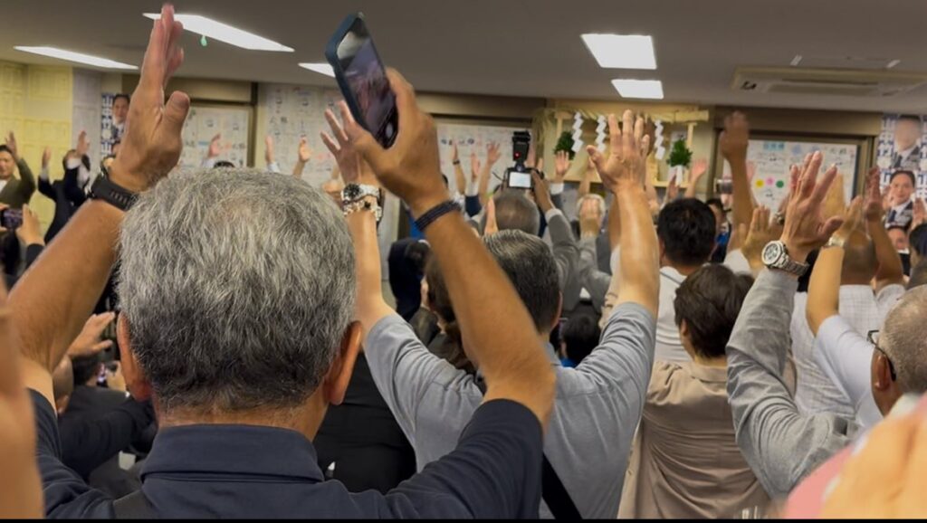 山中竹春　当確!!