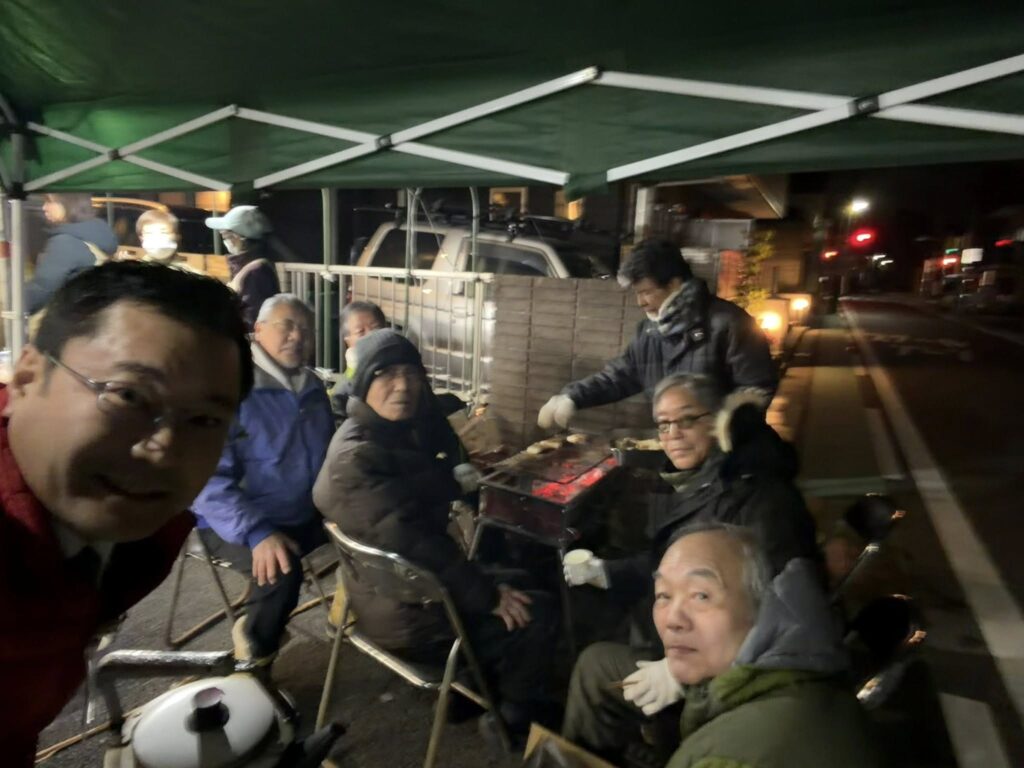 【火の用心】年末の地域夜警