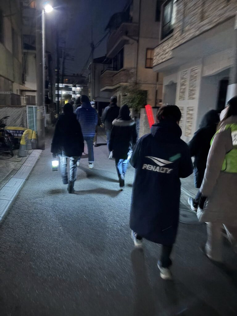 【火の用心】年末の地域夜警
