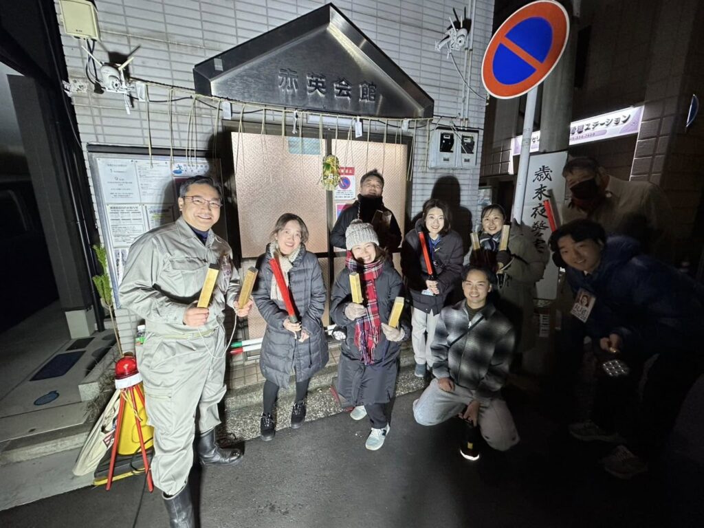 【火の用心・火の用心】年末の地域夜警