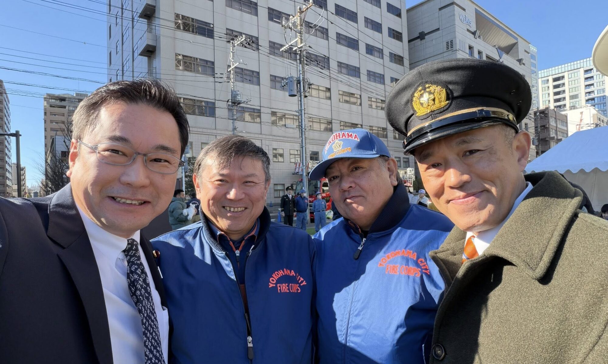 新年賀詞交歓会・中消防出初式