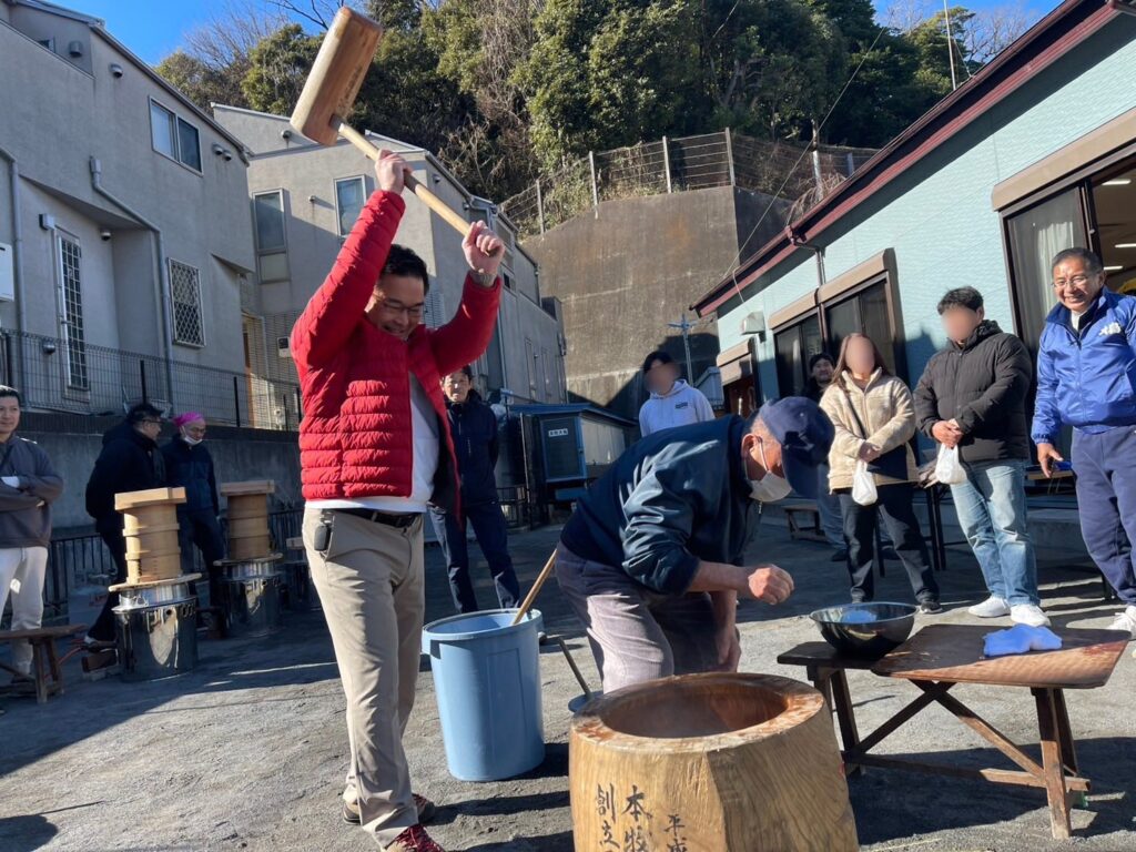 【地域の行事日程】成人の日のもちつき