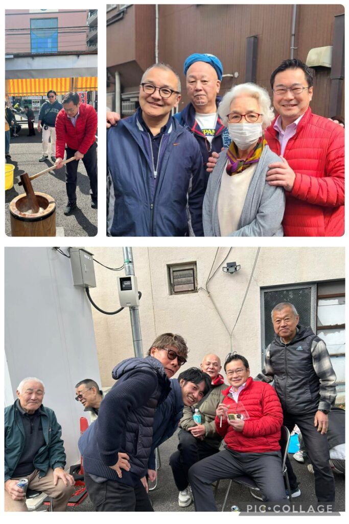 【市政報告・もちつき・初午祭】