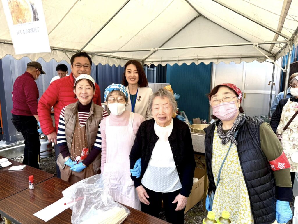 【市政報告・もちつき・初午祭】